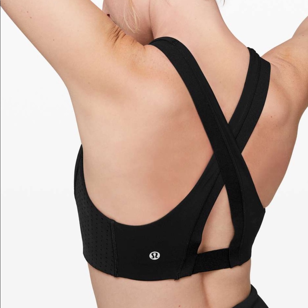 lululemon X soulcycle | Bootcamp Ready High Neck Bra Black 4 - Picture 5 of 7